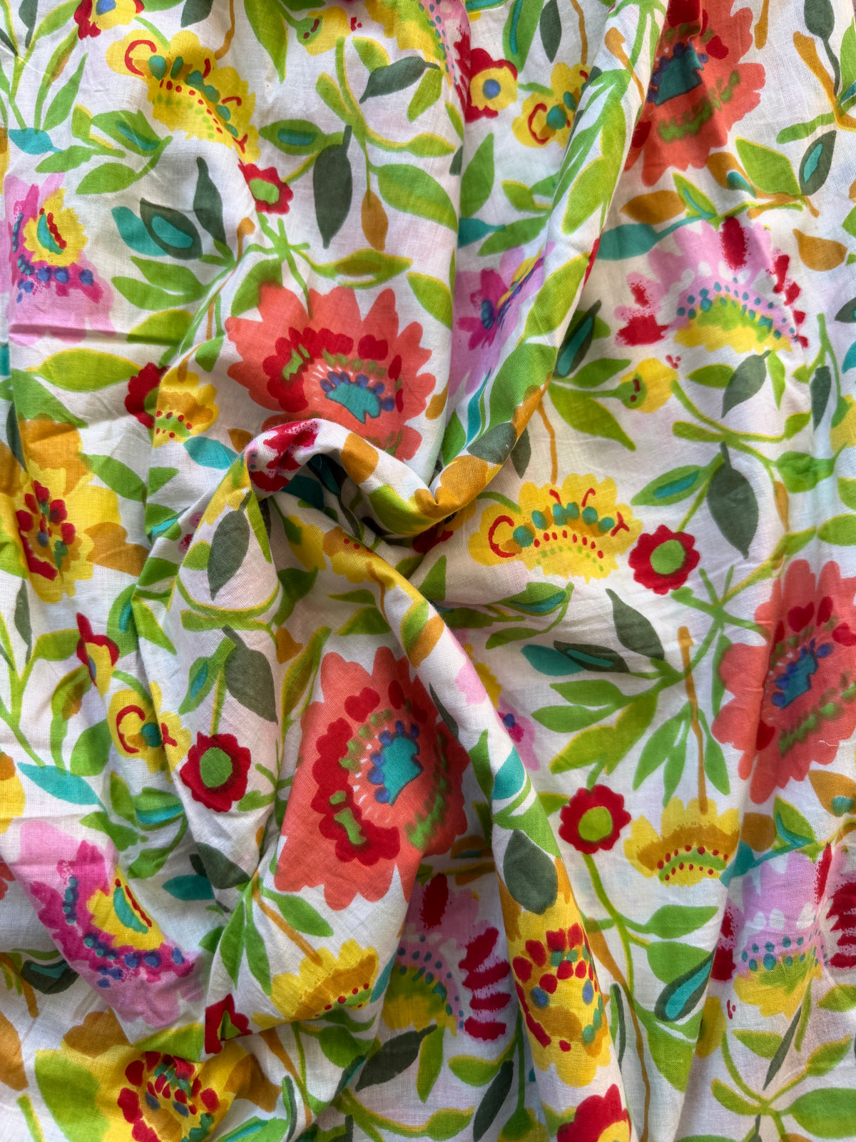 100% Cotton Fabric – Fresh Floral