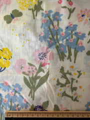 100% Cotton Fabric – Pastel Floral