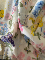 100% Cotton Fabric – Pastel Floral
