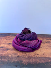 100% Fine Merino Wool Scarves – Dark Purple