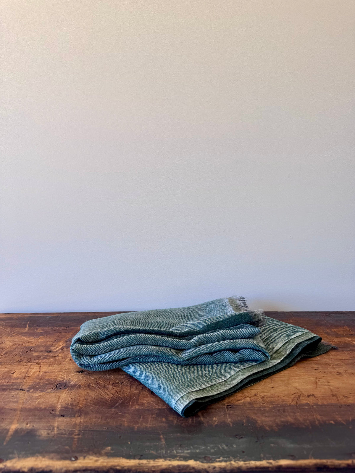 100% Fine Merino Wool Scarves – Green