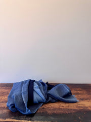 100% Fine Merino Wool Scarves – Light Blue