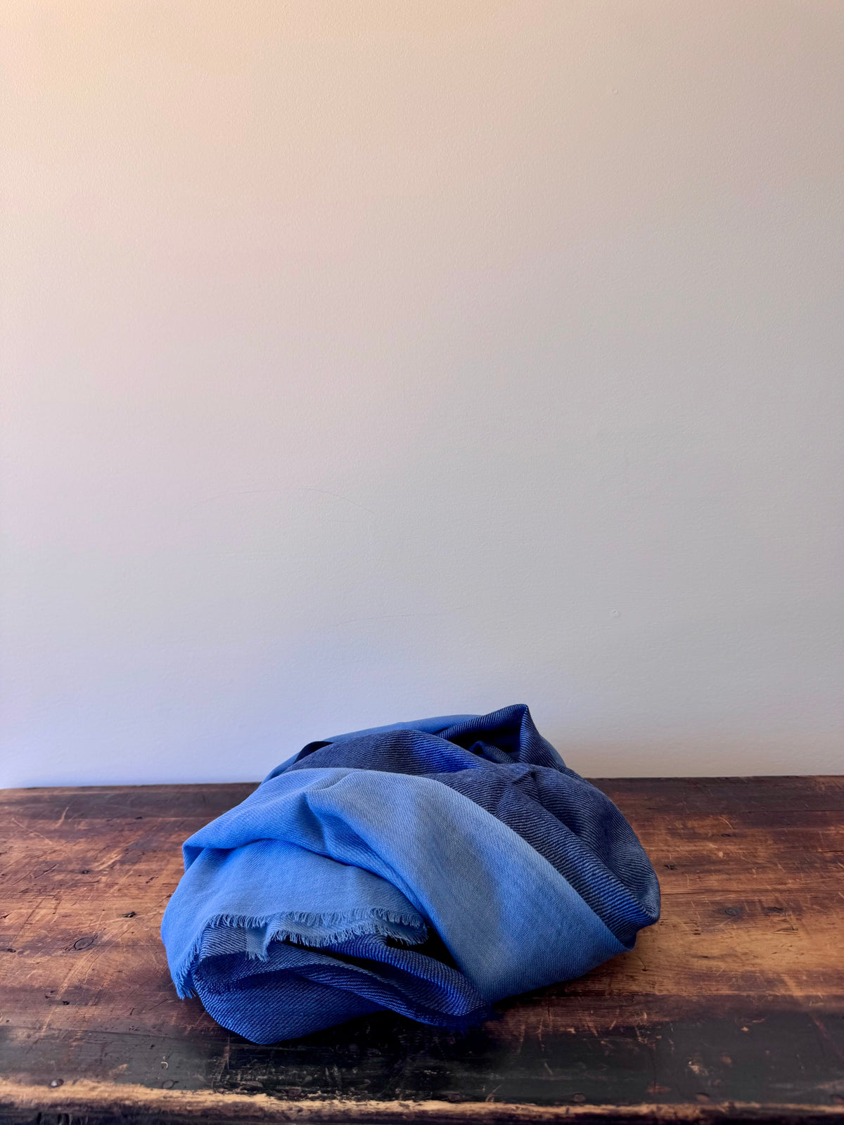 100% Fine Merino Wool Scarves – Light Blue