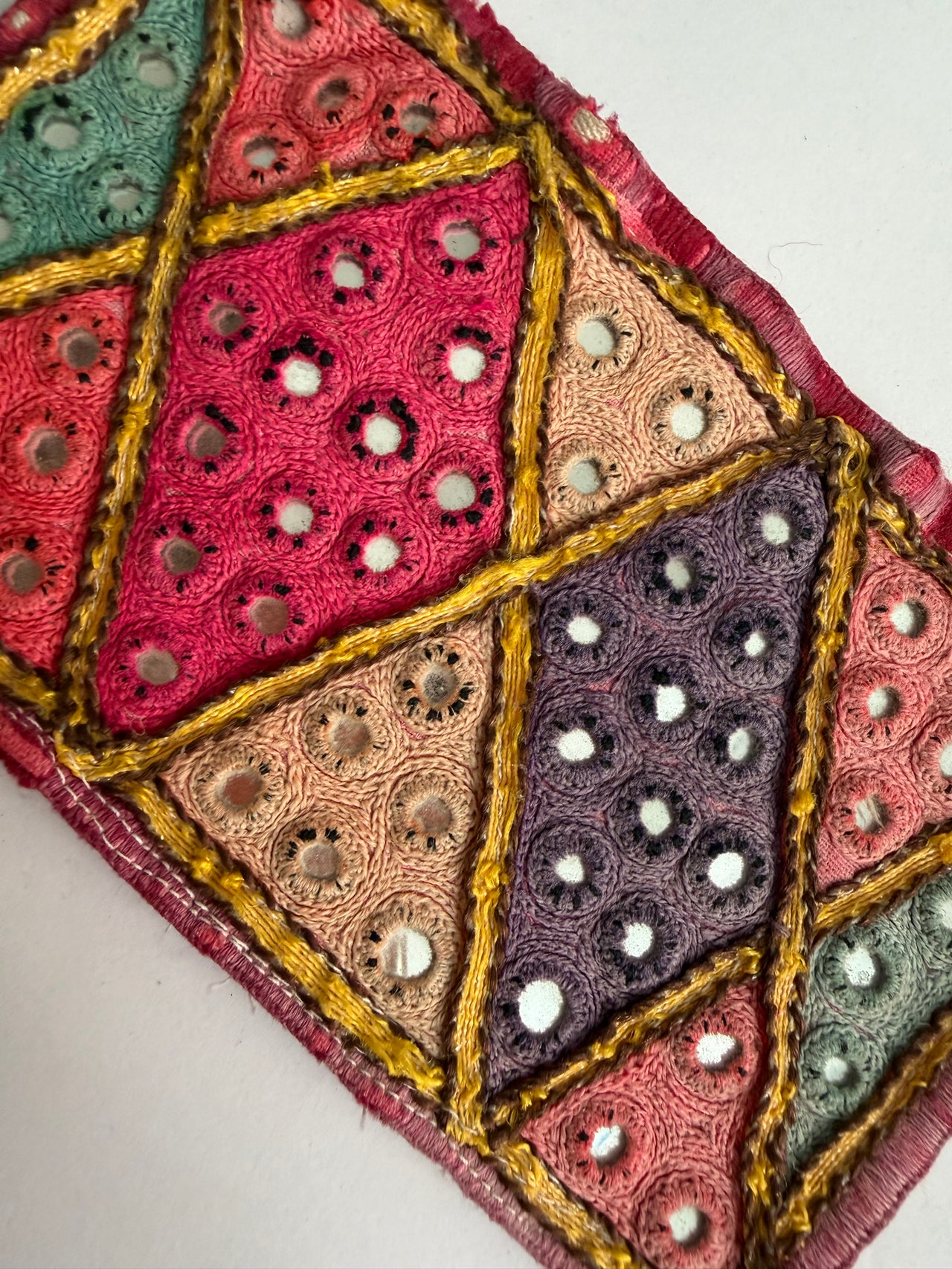 Colourful Geometric Pattern Vintage Piece