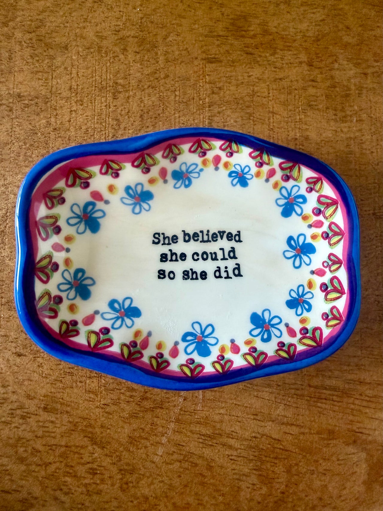 Artisan Trinket Dish She Believed