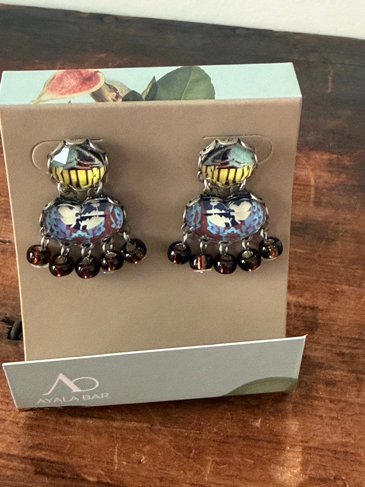 Ayala Bar Earrings - Small Multi-coloured