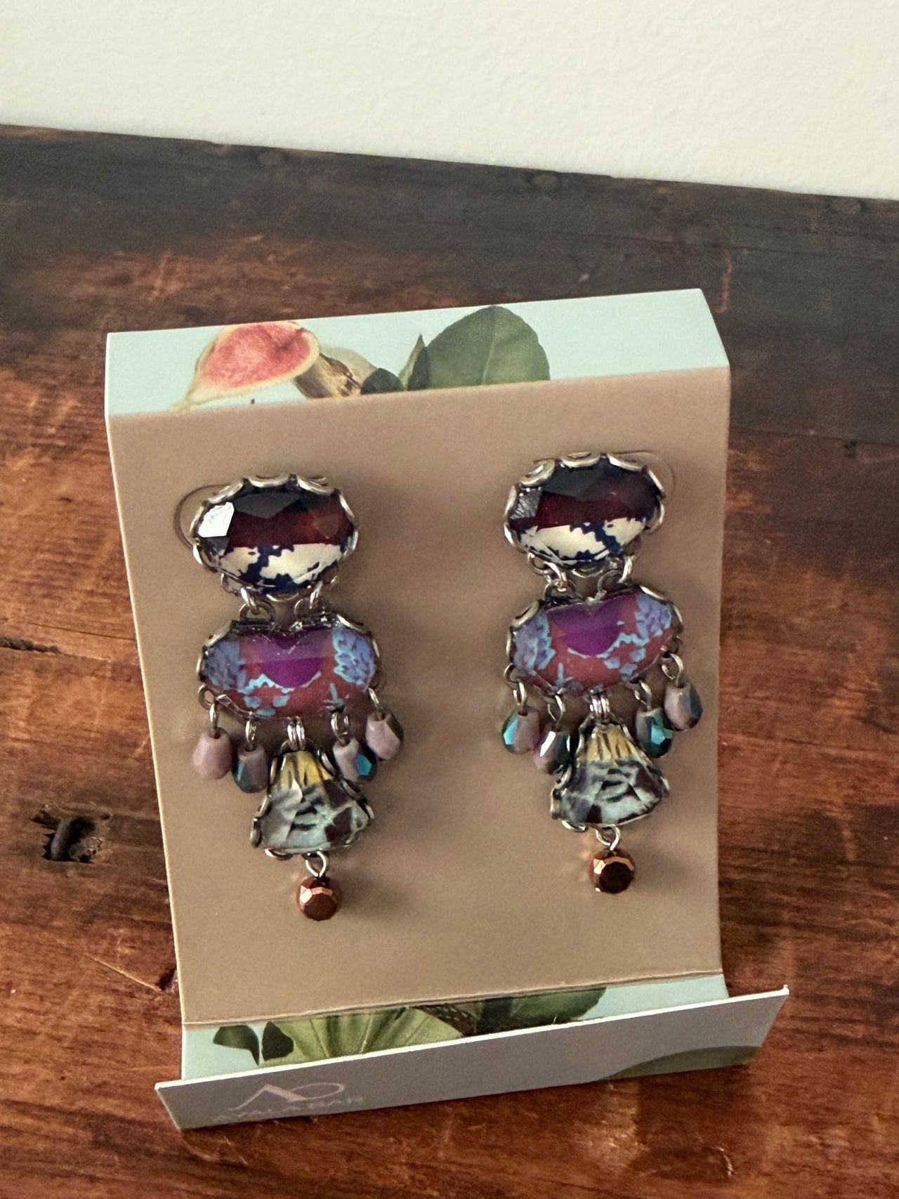 Ayala Bar Earrings - Multi-colloured drop