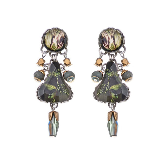 Ayala Bar Earrings -am & Green