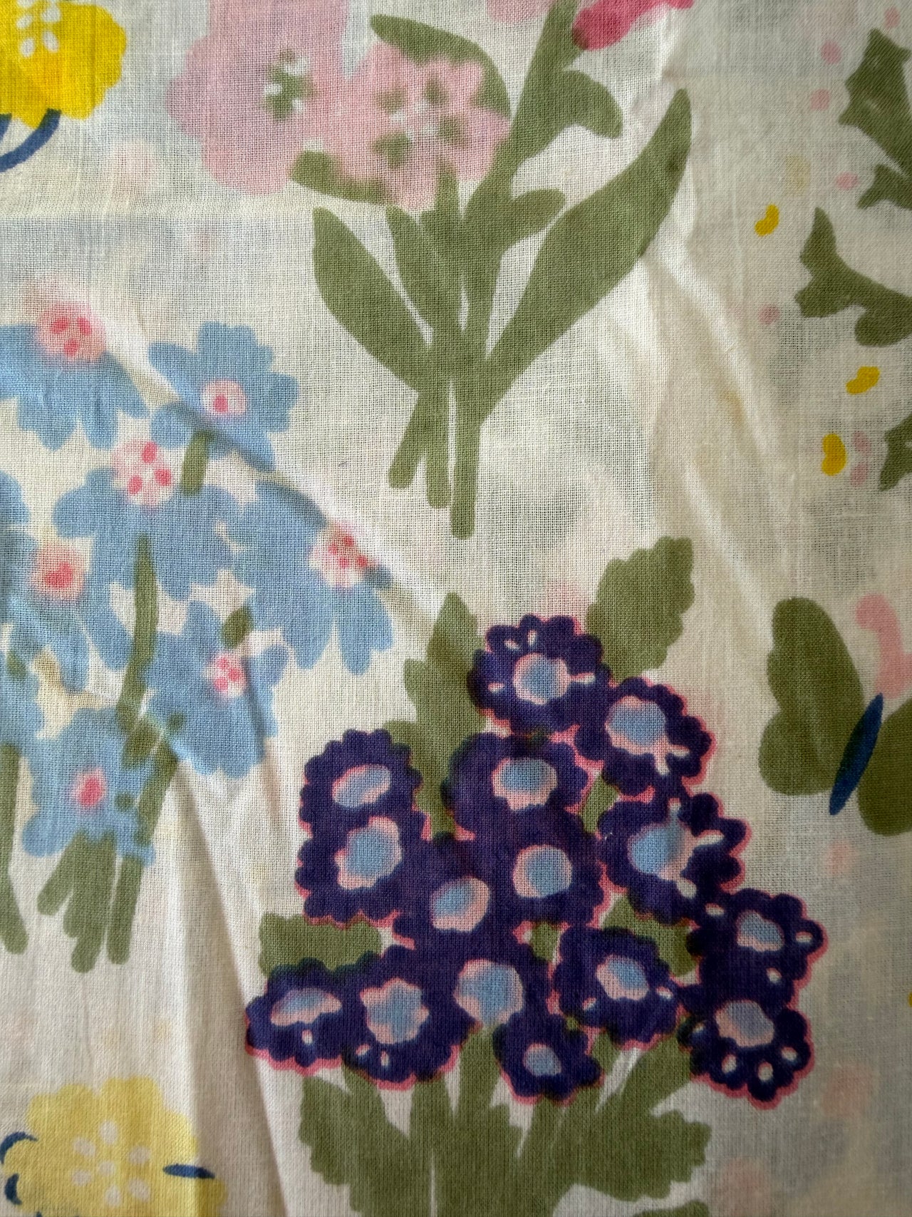 100% Cotton Fabric – Pastel Floral