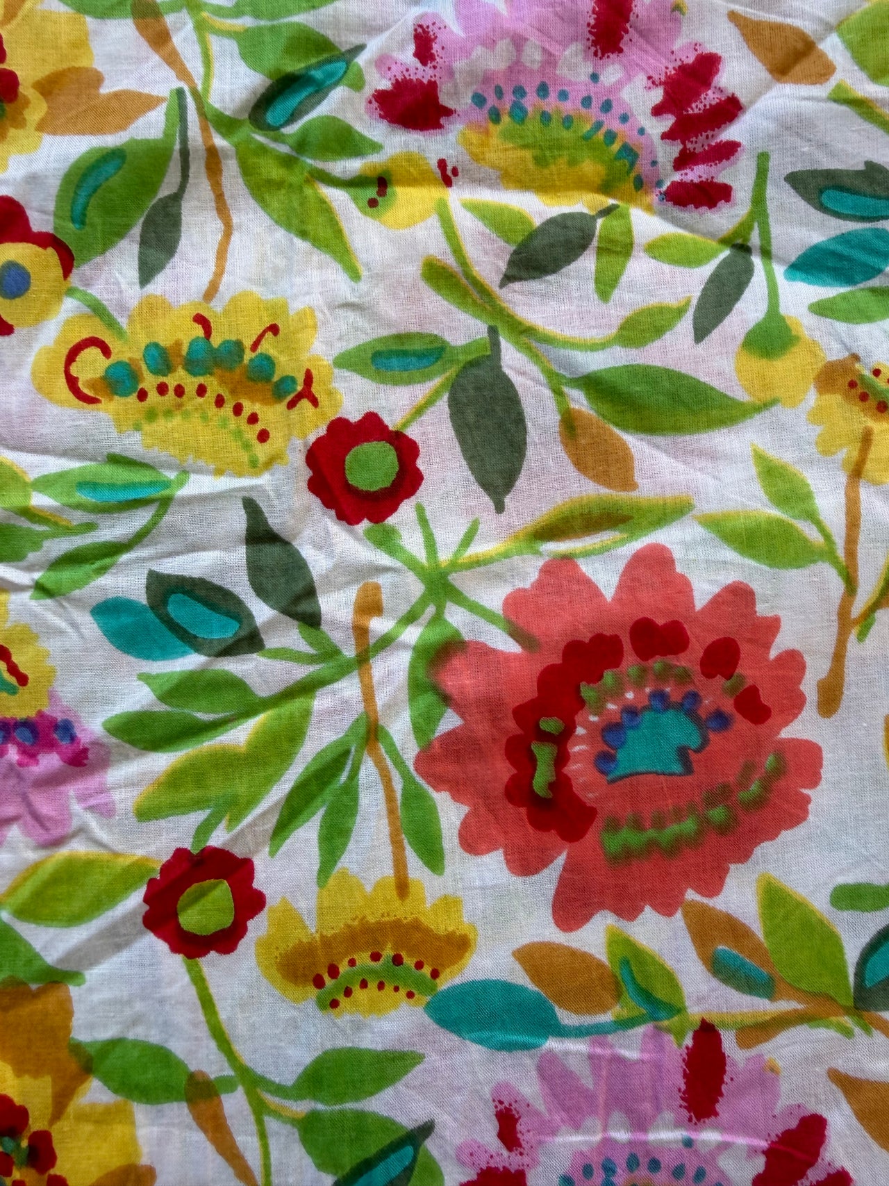 100% Cotton Fabric – Fresh Floral