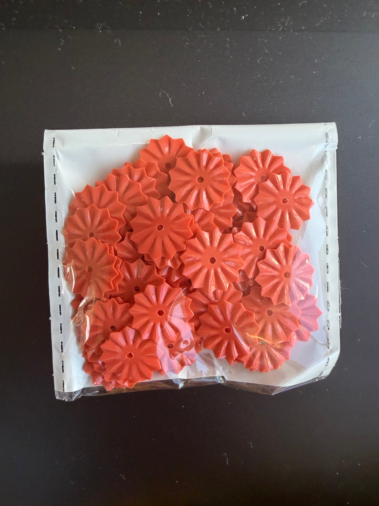 Orange Sequins - Pinwheel
