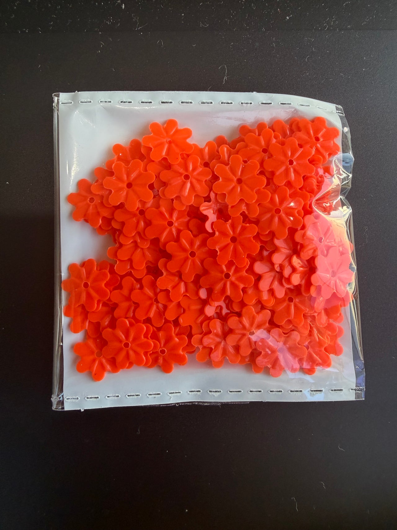 Orange Sequins - Flower