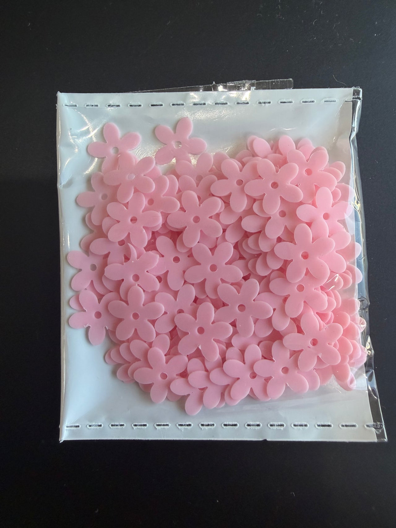 Pink Sequins - Flowers