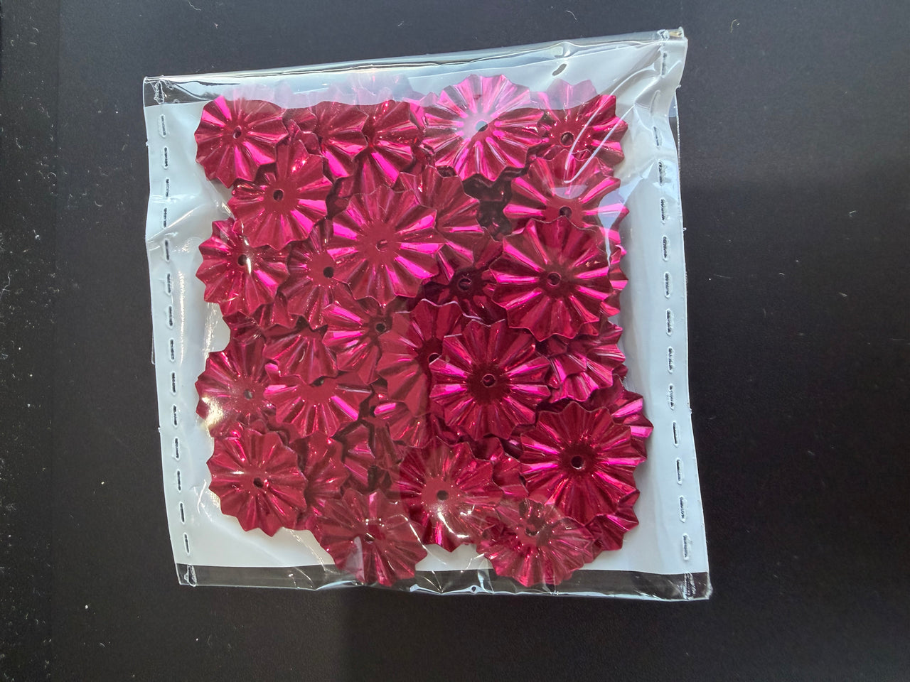 Hot Pink Sequins - Large Pinwheels