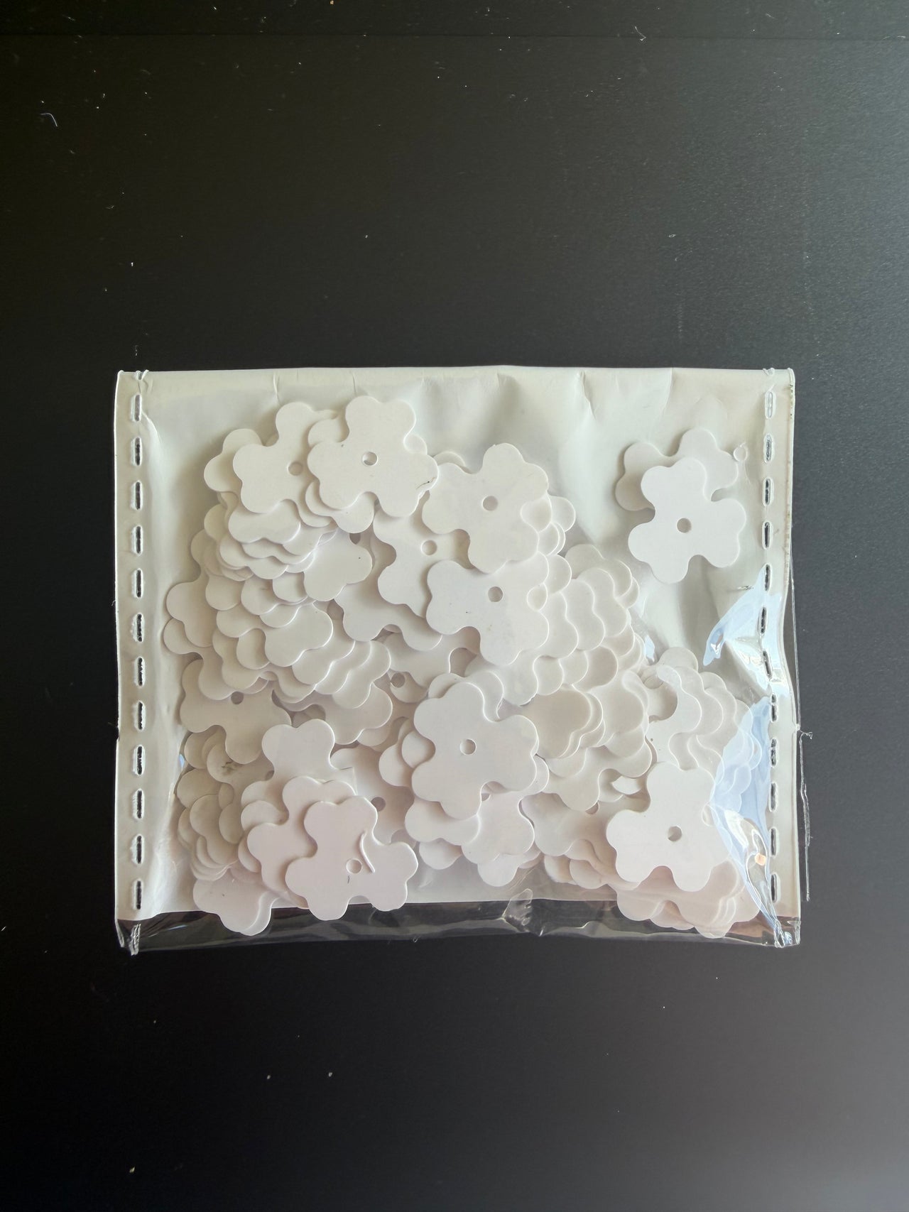 White Sequins - Blobs