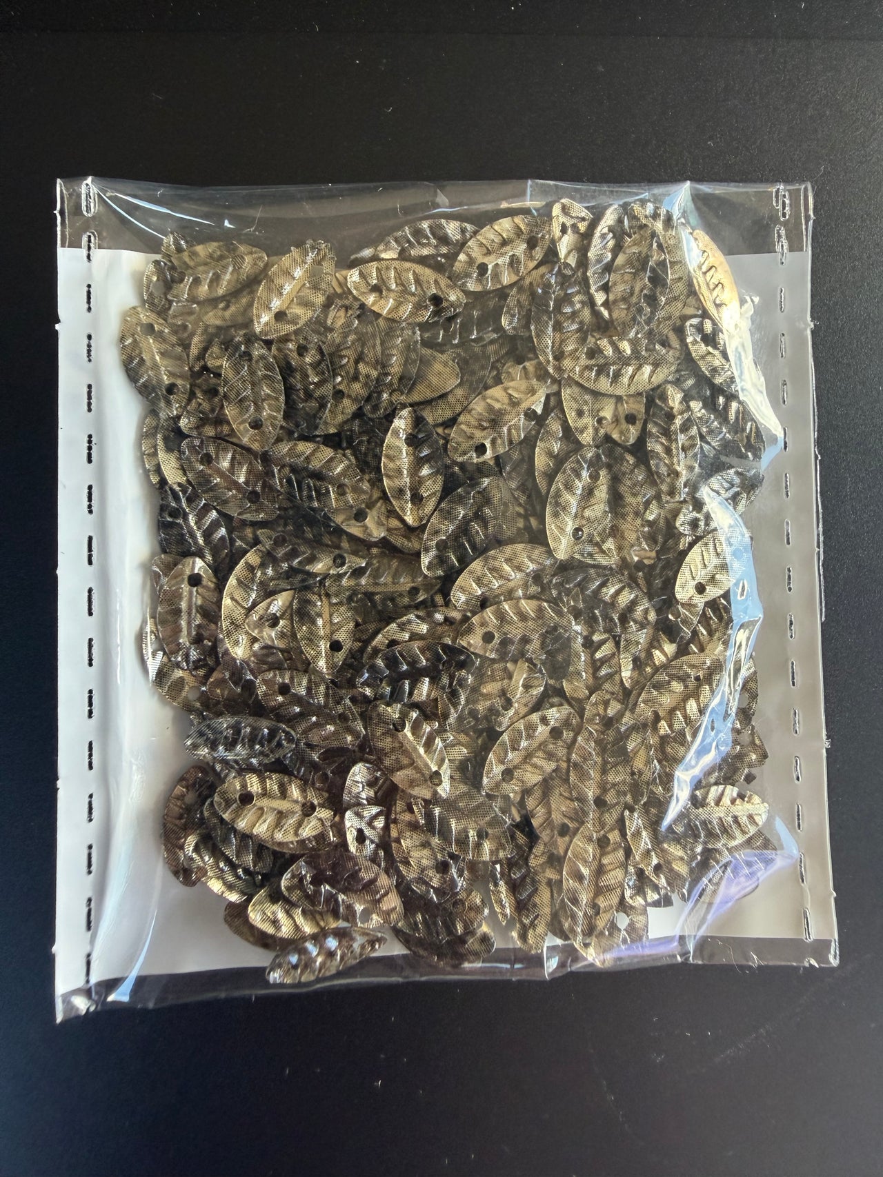Bronze Sequins - Leaves