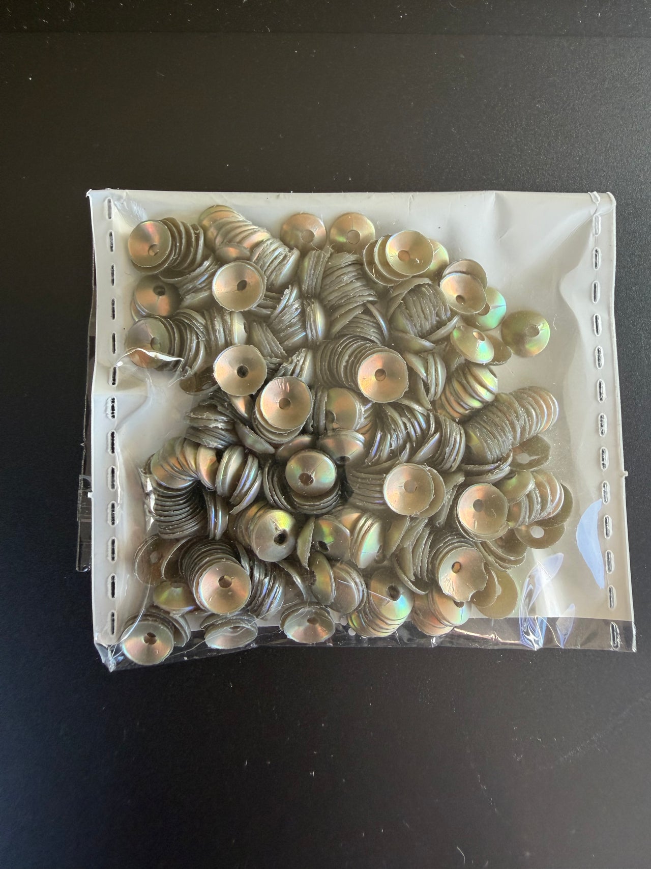 Bronze Sequins - Round & Raised