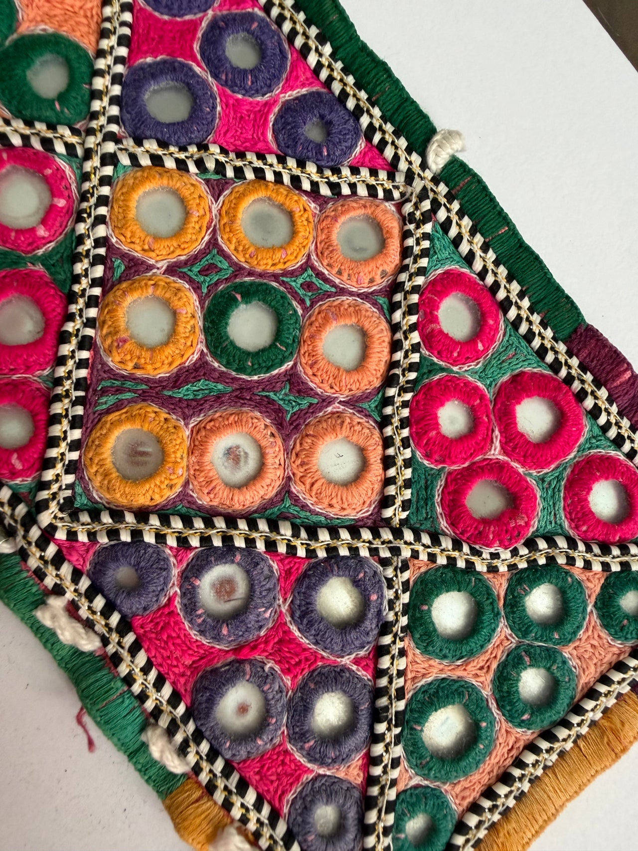 Yellow, Pink & Green Vintage Piece
