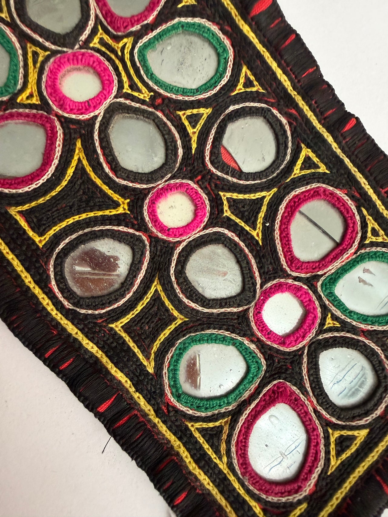 Black & Pink Circle Vintage Piece