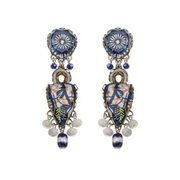 Ayala Bar Earrings – Blue Classic