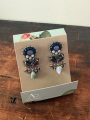 Ayala Bar Earrings – Purple & Mauve