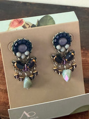 Ayala Bar Earrings – Purple & Mauve
