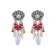 Ayala Bar Earrings – Red & Green