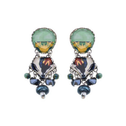 Ayala Bar Earrings – Small Multicolour Drop
