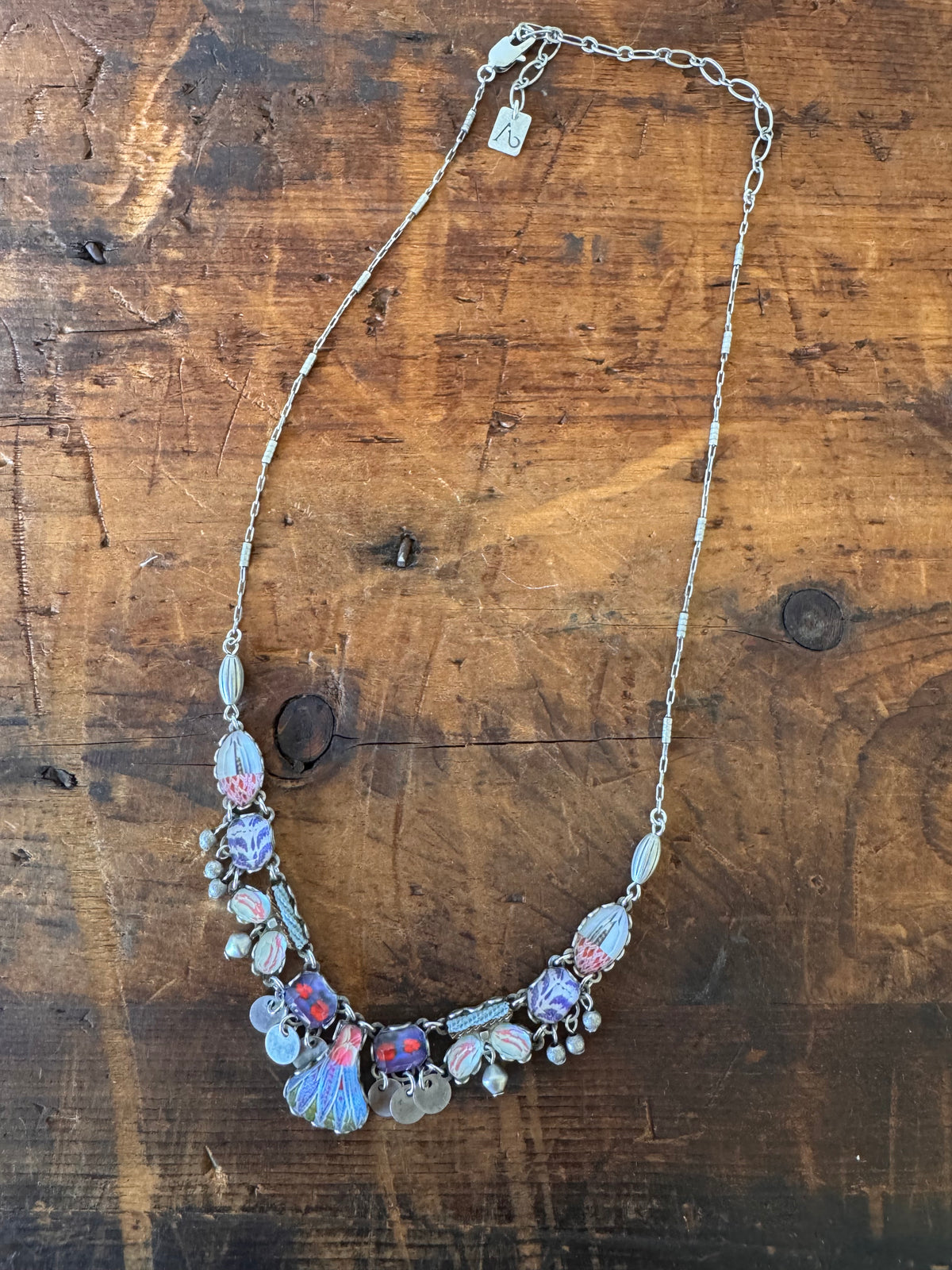 Ayala Bar Necklace – Blue