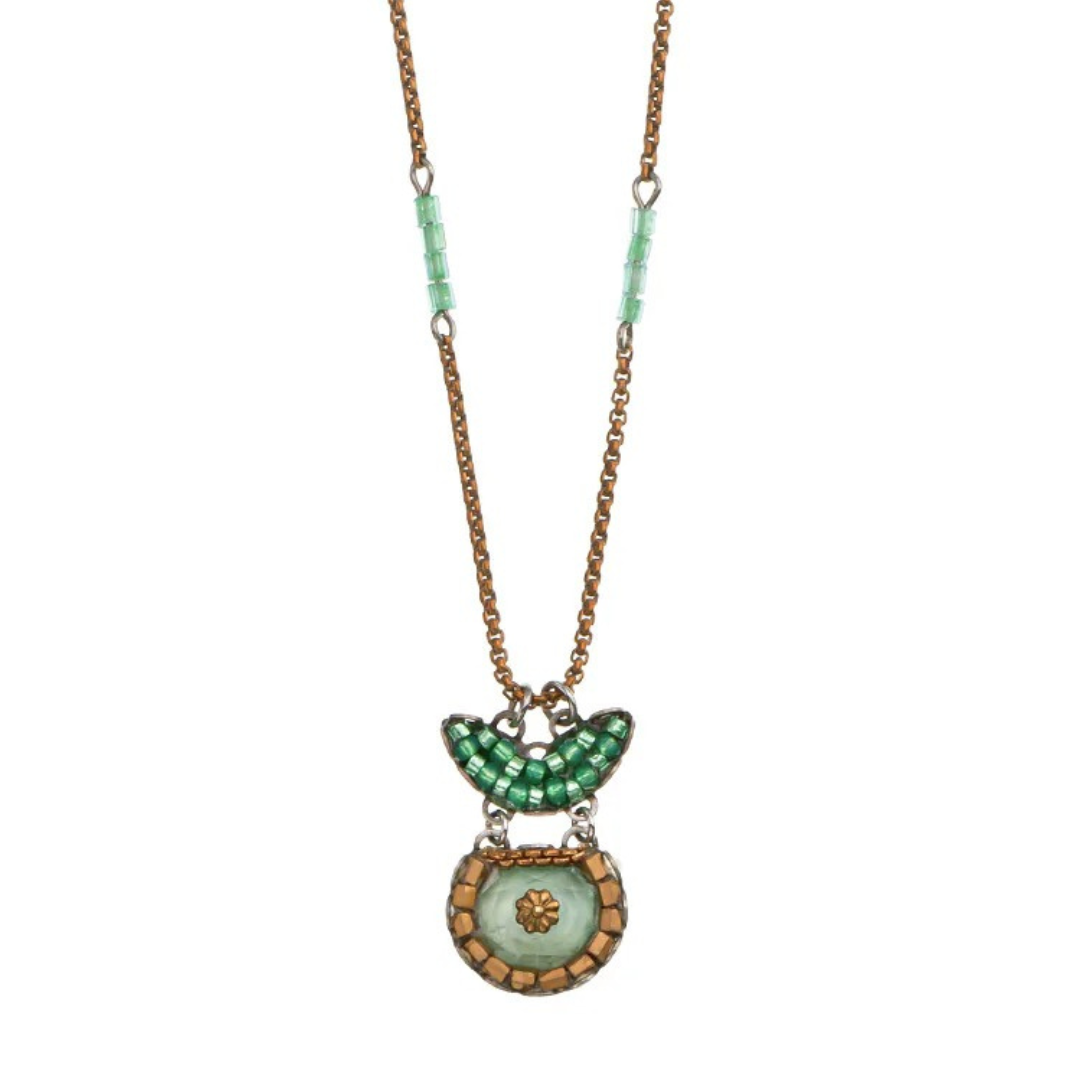 Ayala Bar Necklace – Green