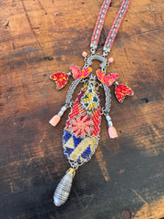 Ayala Bar Necklace – Teardrop Textile