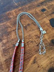 Ayala Bar Necklace – Teardrop Textile