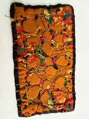 Black & Pink Circle Vintage Patch From Gujarat