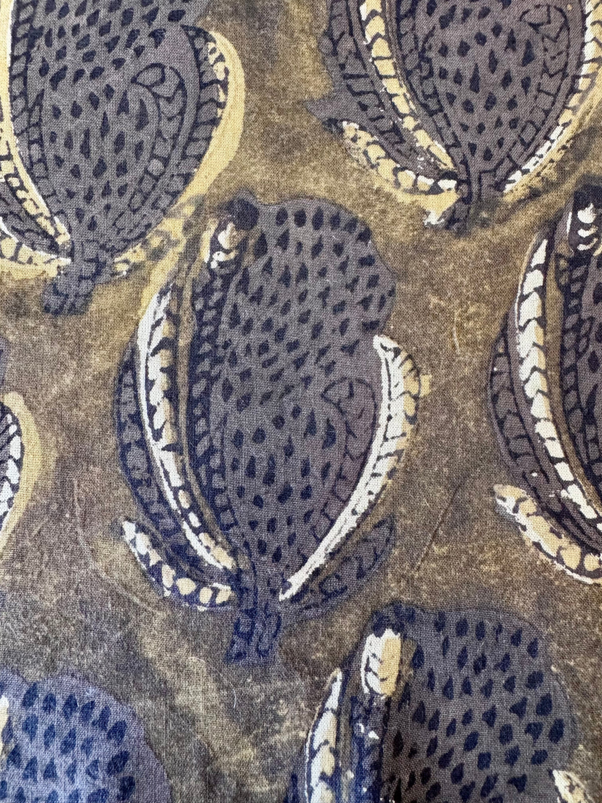 Block Print Cotton Fabric – Green Porter