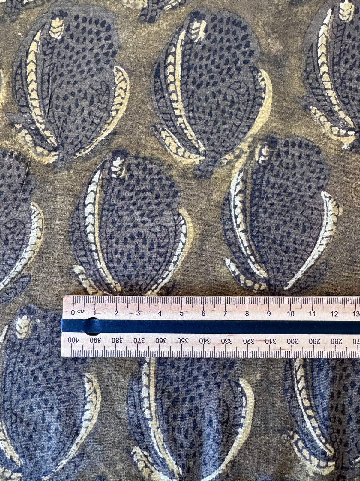 Block Print Cotton Fabric – Green Porter