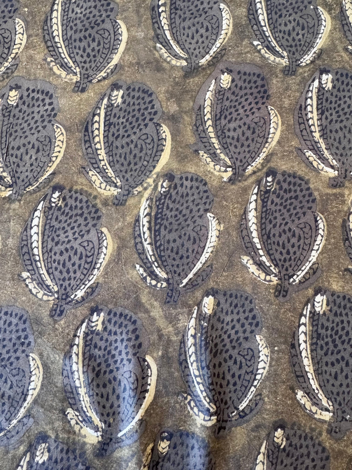 Block Print Cotton Fabric – Green Porter