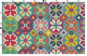 Cross – Stitch Kit – Tote Bag – Floral Pattern