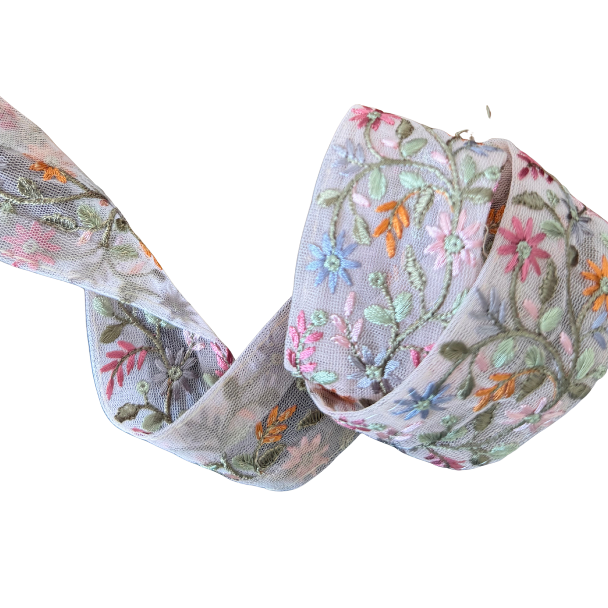 Dusty Pink Floral Ribbon