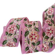 Dusty Pink Floral Ribbon