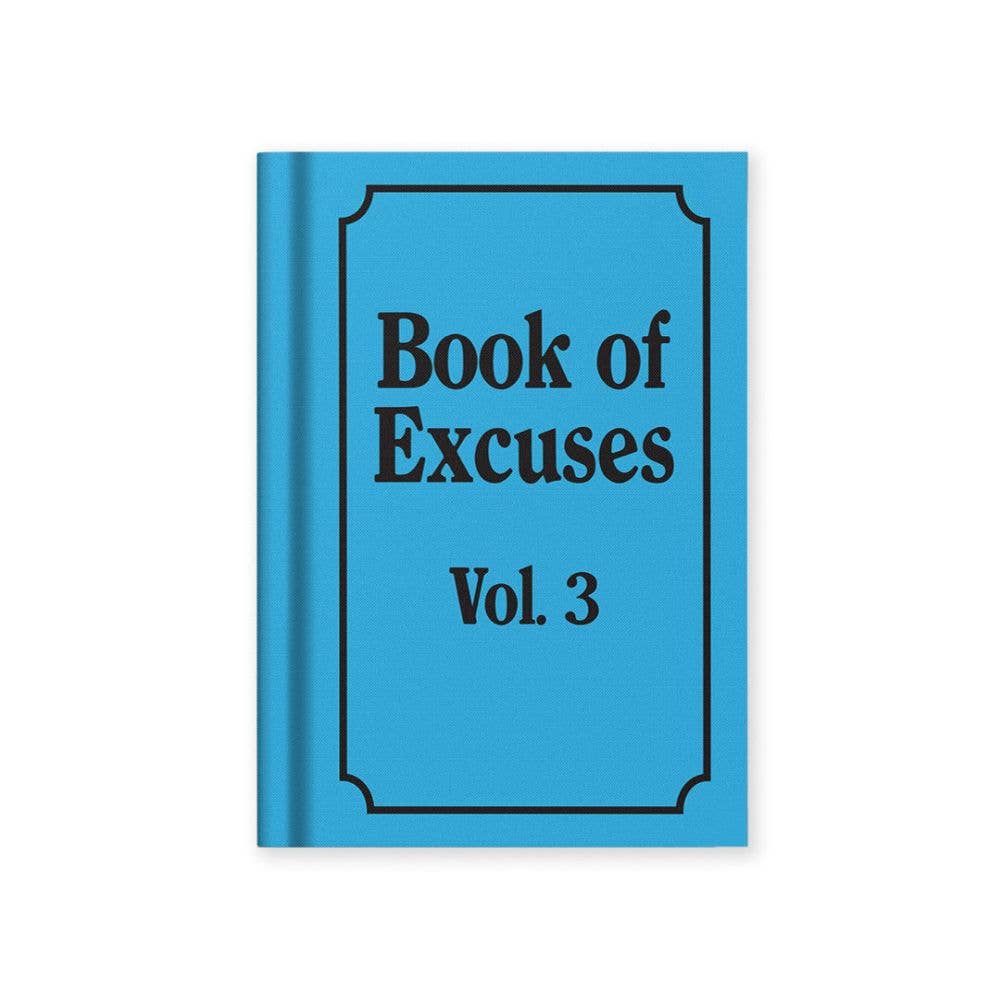 Hard Cover Tiny Notebook – Book Of Excuses