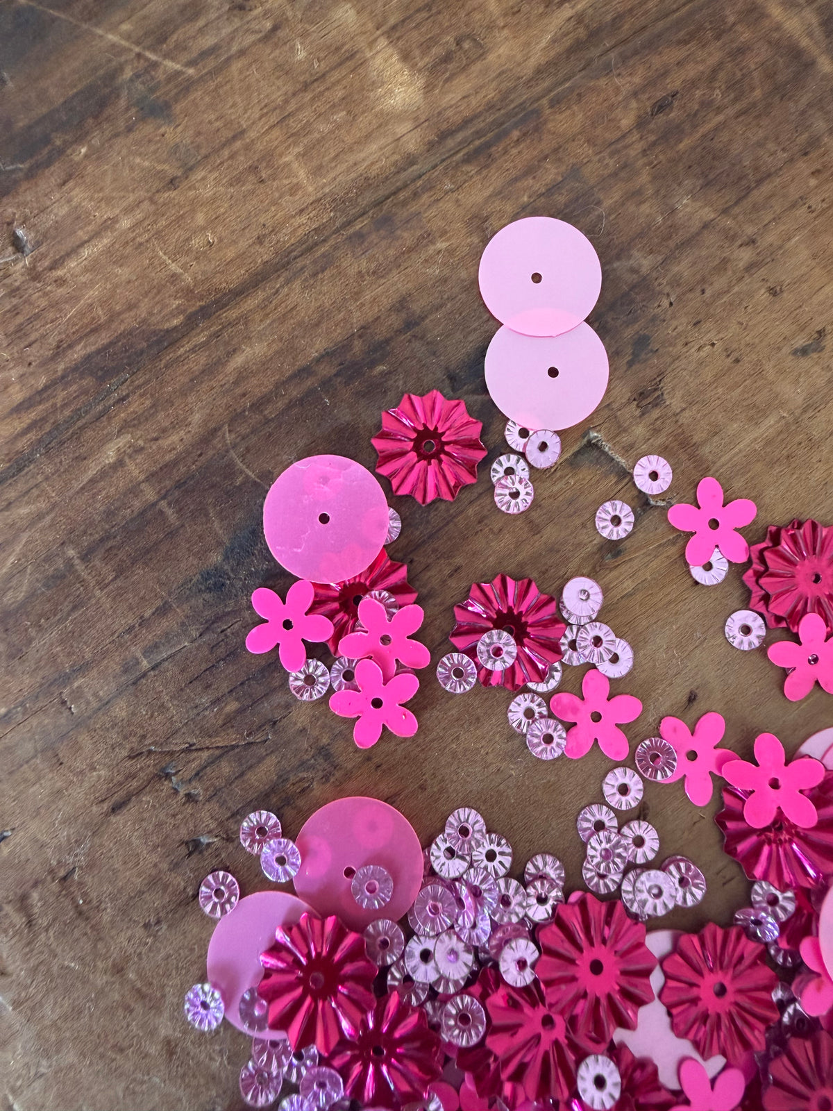 Hot Pink Sequin Mix