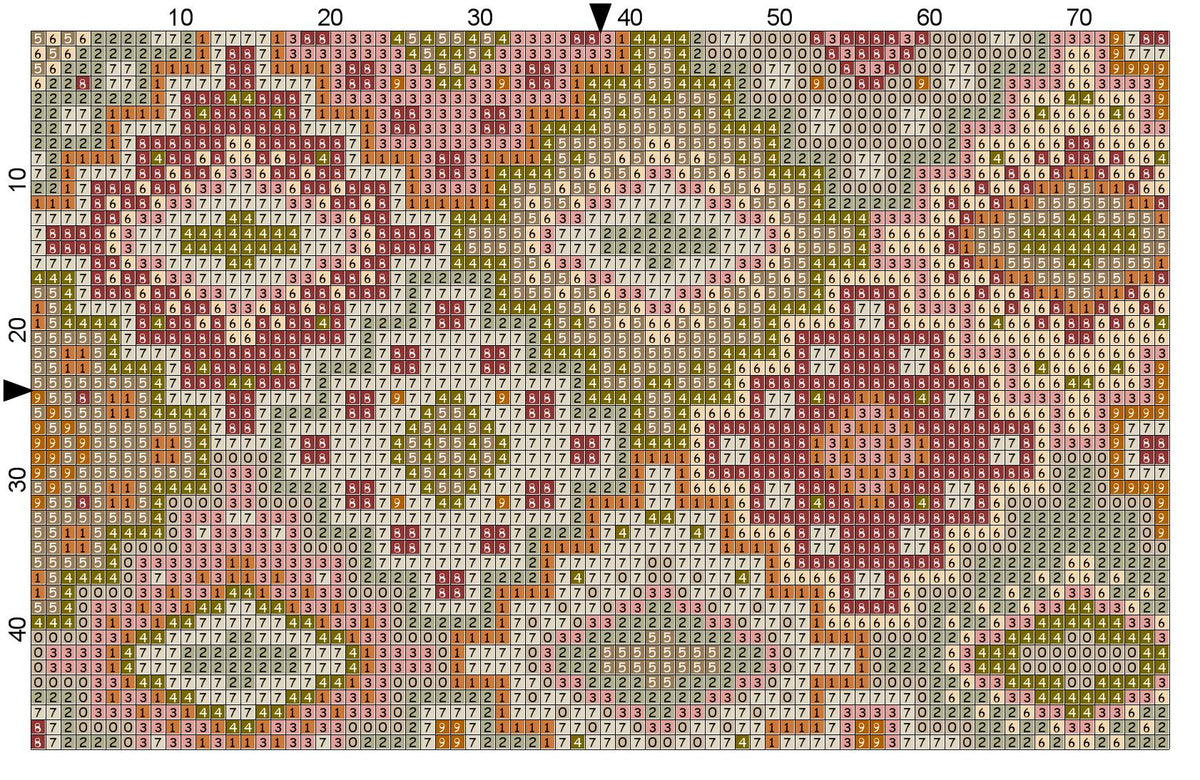 Just Love Stitch – Cross Stitch Tote Bag – Neutral Pattern