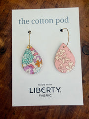 Liberty Reversible Earrings – Pastel & Pink Tear Drop