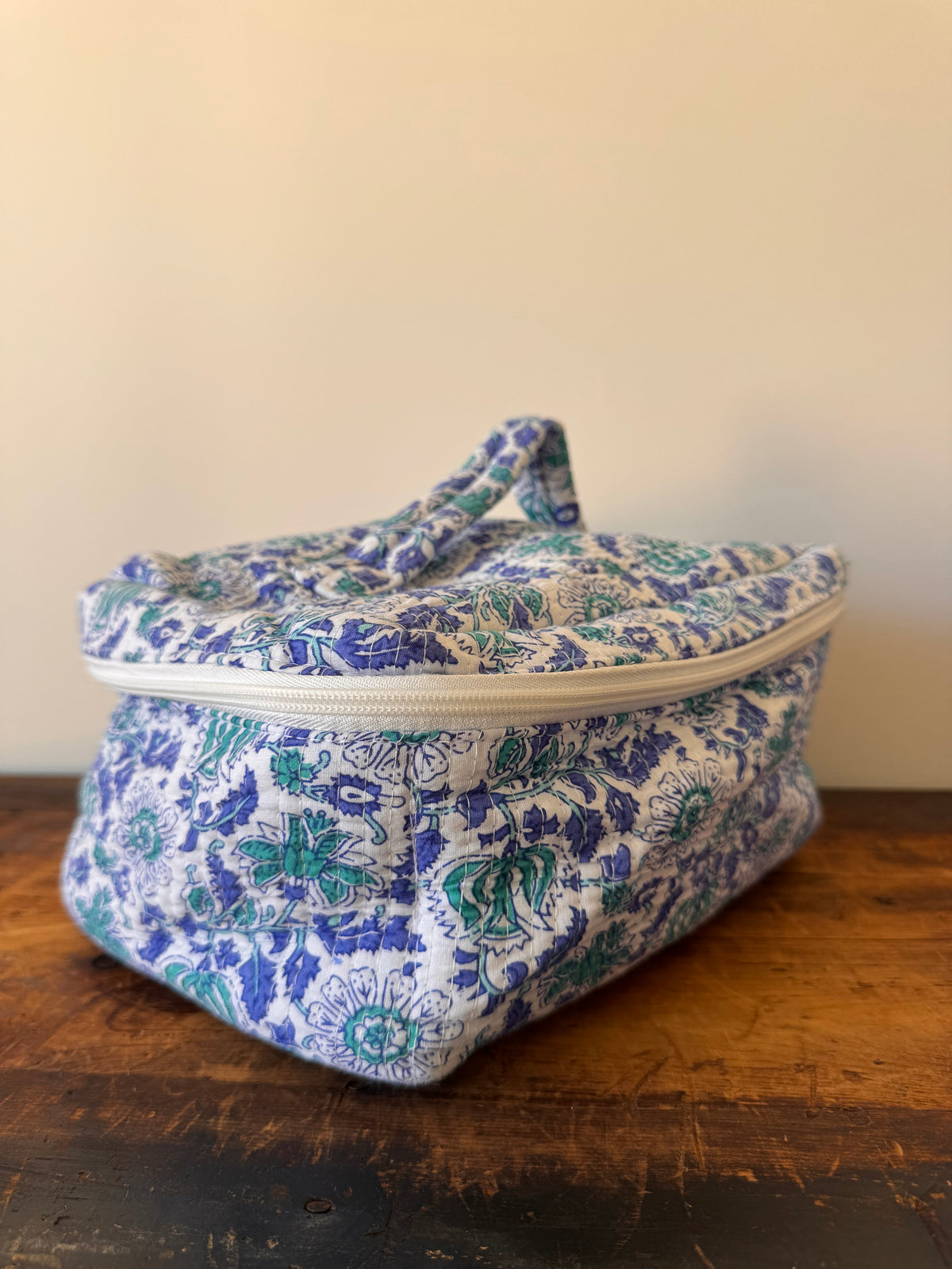 Makeup Bag – Blue Floral