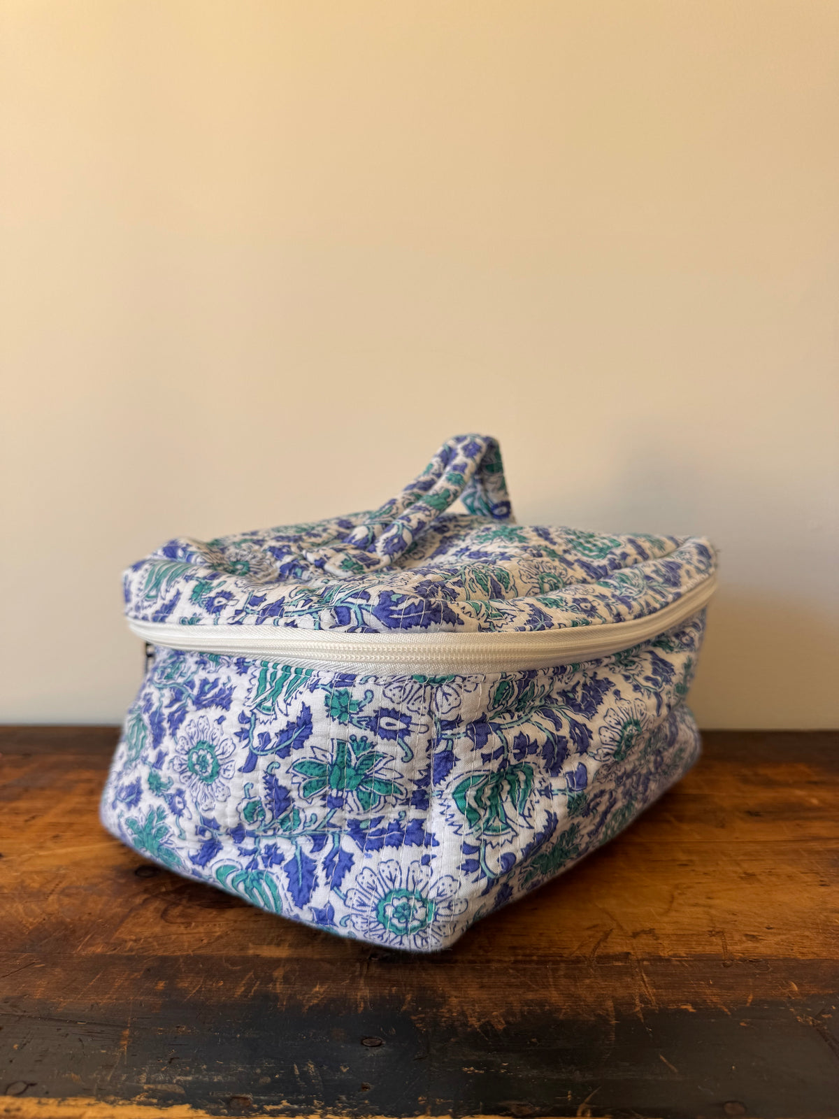 Makeup Bag – Blue Floral