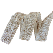 Pale Gold Sequin Ribbon