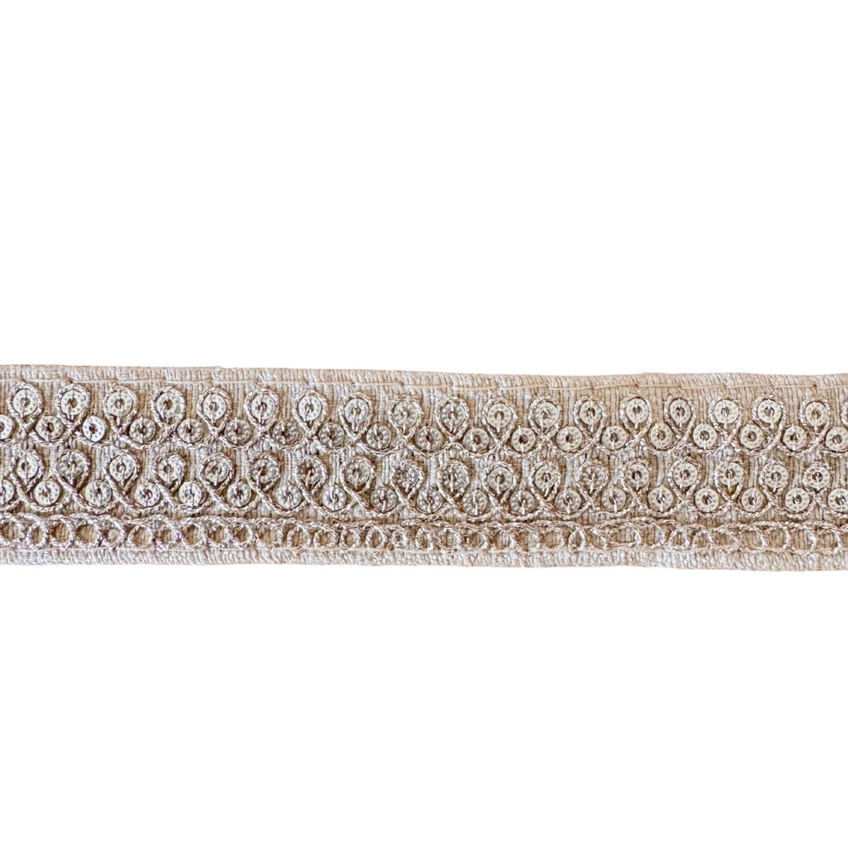 Pale Gold Sequin Ribbon
