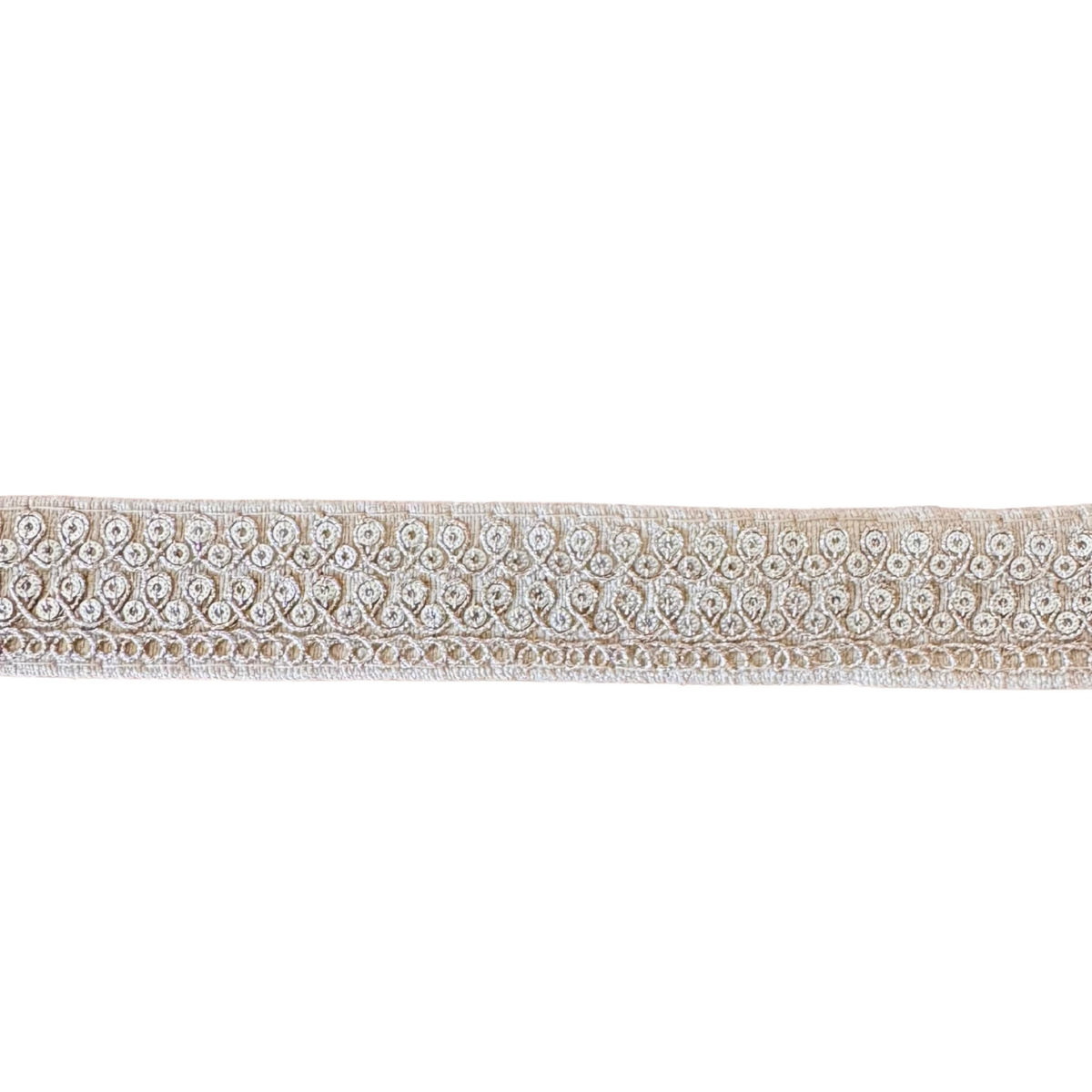 Pale Gold Sequin Ribbon