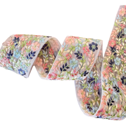 Pink & Blue Floral Ribbon