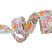 Pink & Orange Spring Flowers Ribbon